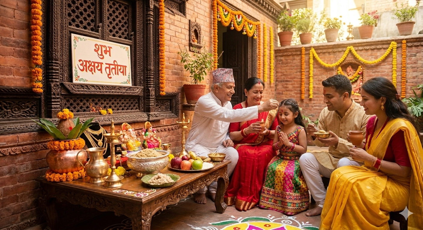 आज अक्षय तृतीया, शास्त्रीय विधानअनुसार यस्तो छ आजको दिनको महत्व