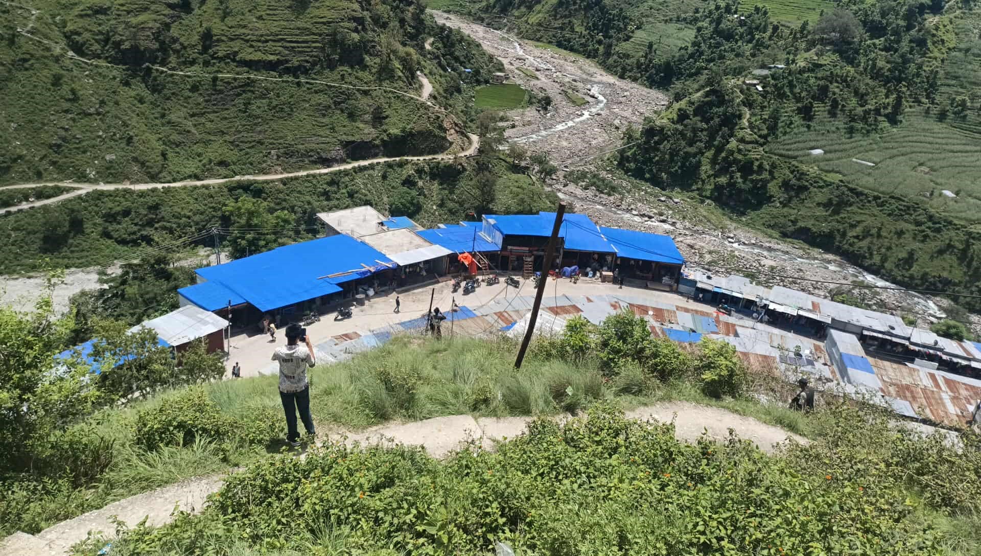 आगलागीबाट ध्वस्त भएकोे बाम्का बजारको नयाँ स्वरुप, संरचना निर्माण सम्पन्न