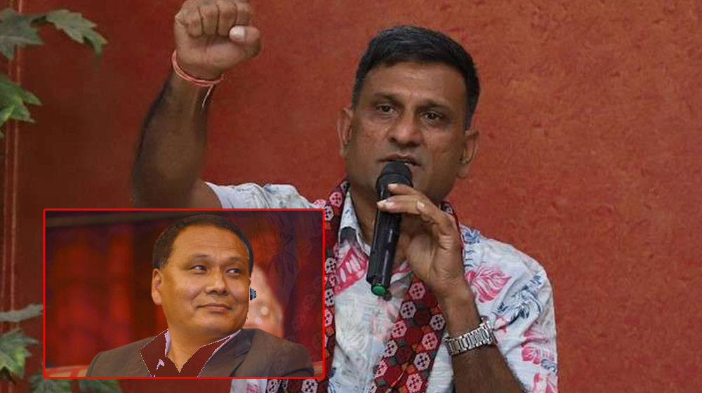 कुलमान घिसिङले भ्रष्टाचार गरेको आरोप लगाउँदै पूर्वडीआईजी रमेश खरेलले दिए उजुरी