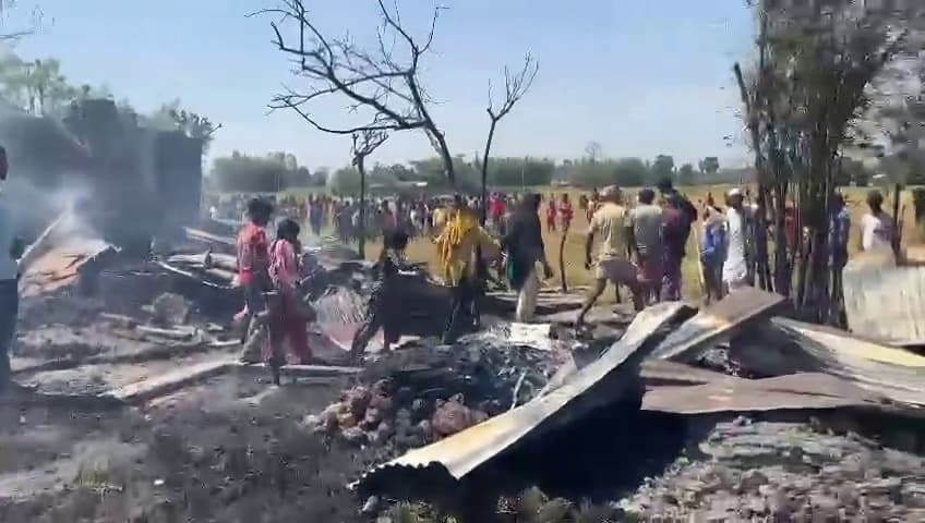 धनपालथानको आगलागीमा अस्ताईन चार वर्षिया रेश्मा